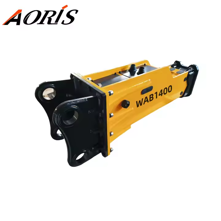 SB81 140mm Chisel Hydraulic Rock Hammer Silence Type For 22-24 Ton Excavator